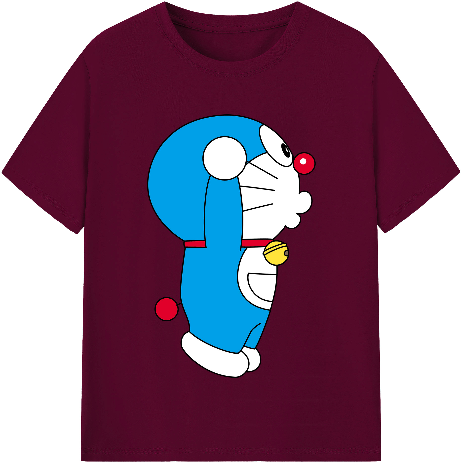 （画像用） ドラえもん Doraemon レディースカジュアルプリントTシャツ（綿100％）